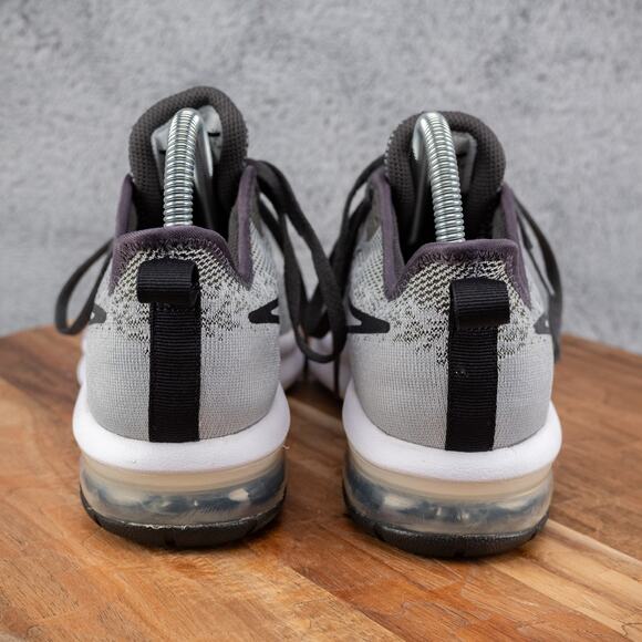 Nike Trainers Mens 6 Air Max Sequent 4 Grey White Running Shoes School Gym - Picture 4 of 8